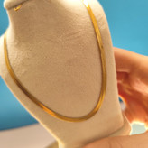 گردنبند ماری رنگ طلایی و سیلور ثابت مناسب استفاده دائم